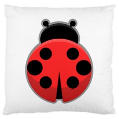 Kawaii Ladybug Standard Flano Cushion Cases (one Side)  by KawaiiKawaii