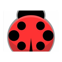 Kawaii Ladybug Double Sided Flano Blanket (mini) 