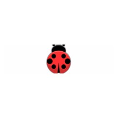 Kawaii Ladybug Satin Scarf (oblong)