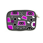 Grey Pink Abstract  Coin Purse Back