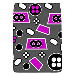 Grey Pink Abstract  Flap Covers (s) 