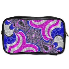 Beautiful Blue Black Abstract  Toiletries Bags