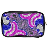 Beautiful Blue Black Abstract  Toiletries Bags 2-Side Front