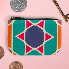 Red Retro Star Mini Coin Purse