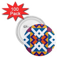 Shapes In Rectangles Pattern 1 75  Button (100 Pack) 