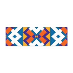 Shapes In Rectangles Pattern Sticker (bumper)