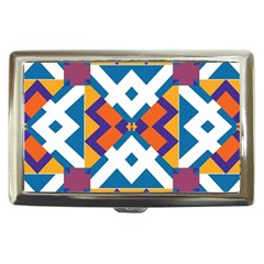 Shapes In Rectangles Pattern Cigarette Money Case