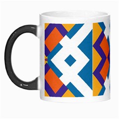 Shapes In Rectangles Pattern Morph Mug by LalyLauraFLM