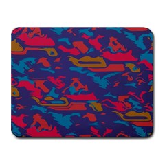 Chaos In Retro Colors Small Mousepad by LalyLauraFLM