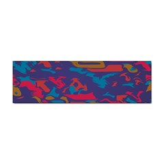 Chaos In Retro Colors Sticker (bumper) by LalyLauraFLM