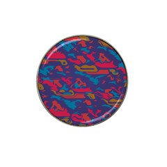 Chaos In Retro Colors Hat Clip Ball Marker (10 Pack)