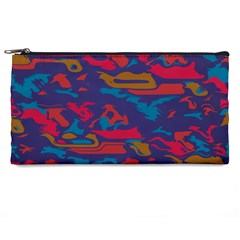 Chaos In Retro Colors Pencil Case