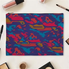 Chaos In Retro Colors Cosmetic Bag (xl)