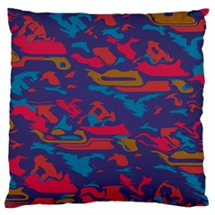 Chaos In Retro Colors Large Cushion Case (two Sides)