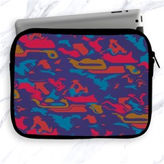 Chaos In Retro Colors Apple Ipad 2/3/4 Zipper Case by LalyLauraFLM