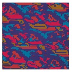 Chaos In Retro Colors Satin Scarf