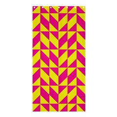 Pink And Yellow Shapes Pattern	shower Curtain 36  X 72 