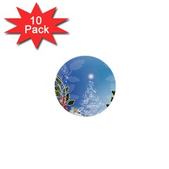 Christmas Tree 1  Mini Buttons (10 Pack)  by FantasyWorld7