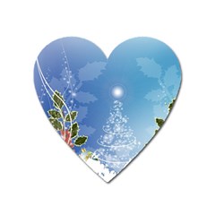 Christmas Tree Heart Magnet