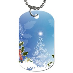 Christmas Tree Dog Tag (one Side)