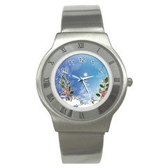 Christmas Tree Stainless Steel Watches