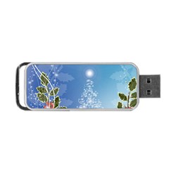 Christmas Tree Portable Usb Flash (one Side) by FantasyWorld7