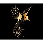 Beautiful Bird In Gold And Black Deluxe Canvas 14  x 11  14  x 11  x 1.5  Stretched Canvas