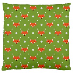 Cushion Case Fox Pattern Large