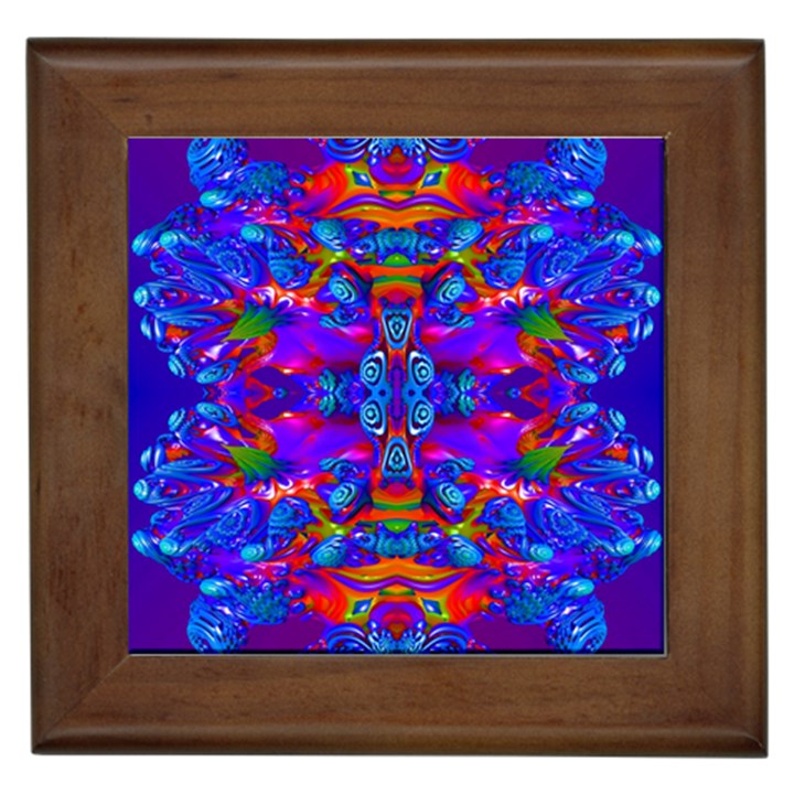 Abstract 4 Framed Tiles