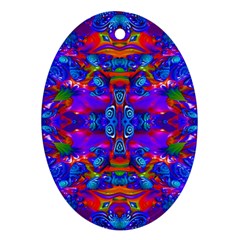 Abstract 4 Ornament (oval)  by icarusismartdesigns