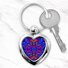 Abstract 4 Key Chains (heart) 