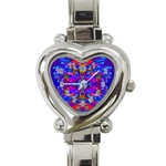 Abstract 4 Heart Italian Charm Watch Front