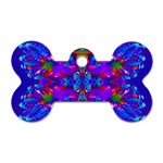 Abstract 4 Dog Tag Bone (Two Sides) Front