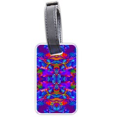 Abstract 4 Luggage Tags (one Side) 