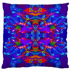 Abstract 4 Large Cushion Cases (one Side) 