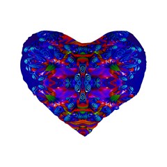 Abstract 4 Standard 16  Premium Heart Shape Cushions