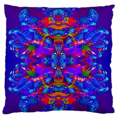 Abstract 4 Large Flano Cushion Cases (two Sides) 