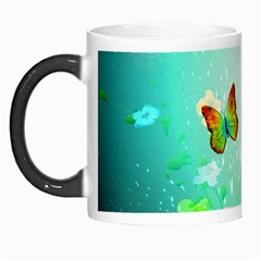 Flowers With Wonderful Butterflies Morph Mugs by FantasyWorld7