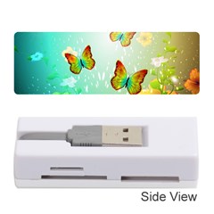 Flowers With Wonderful Butterflies Memory Card Reader (stick)  by FantasyWorld7