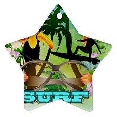 Surfing Ornament (star) 