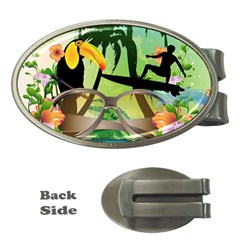 Surfing Money Clips (oval) 