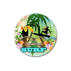 Surfing Magnet 3  (round)