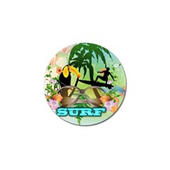 Surfing Golf Ball Marker (10 Pack)