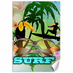 Surfing Canvas 20  X 30  