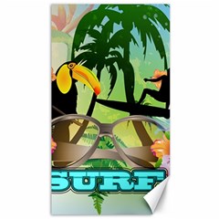 Surfing Canvas 40  X 72  