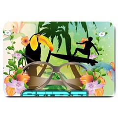 Surfing Large Doormat 