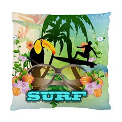 Surfing Standard Cushion Case (one Side) 