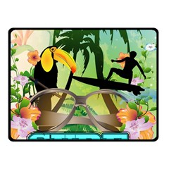 Surfing Fleece Blanket (small)