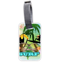 Surfing Luggage Tags (one Side) 