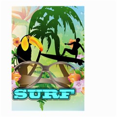 Surfing Small Garden Flag (two Sides) by FantasyWorld7